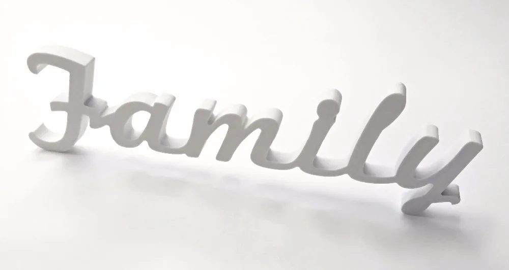 Домашнее свадебное украшение искусственная древесина белая фоторамка с буквами