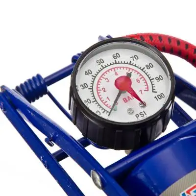 НАСОС НОЖНОЙ С МАНОМЕТРОМ МЕТАЛЛ 23X7СМ |foot pump|quality foot pumpinflatable pump |