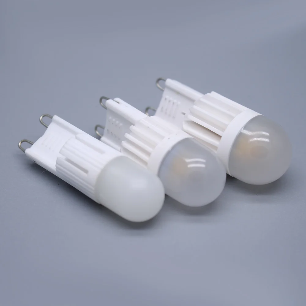 220V 3W мини G9 Керамика теплоотвод светодиодный лампы высокой Мощность