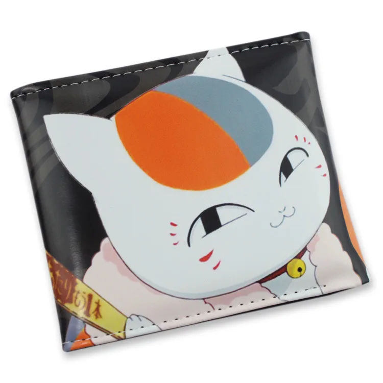 Аниме Natsume yuujinchou PU короткий кошелек Такаси Нацумэ Natori Shuuichi Тип B|wallet red|wallet suedewallet