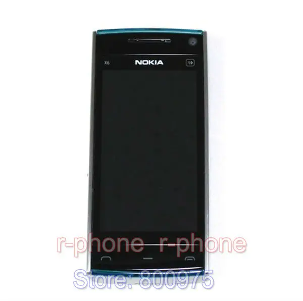 Восстановленный разблокированный Nokia X6 мобильный телефон 3g wifi gps 5MP мобильные телефоны