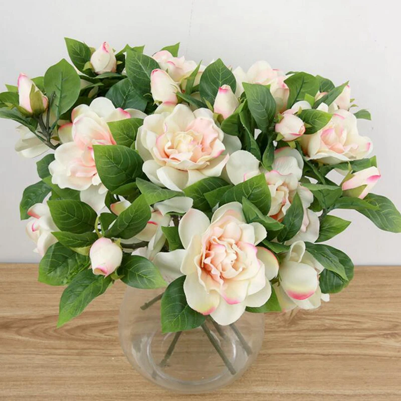 5 шт., Шелковый цветок розы от AliExpress WW