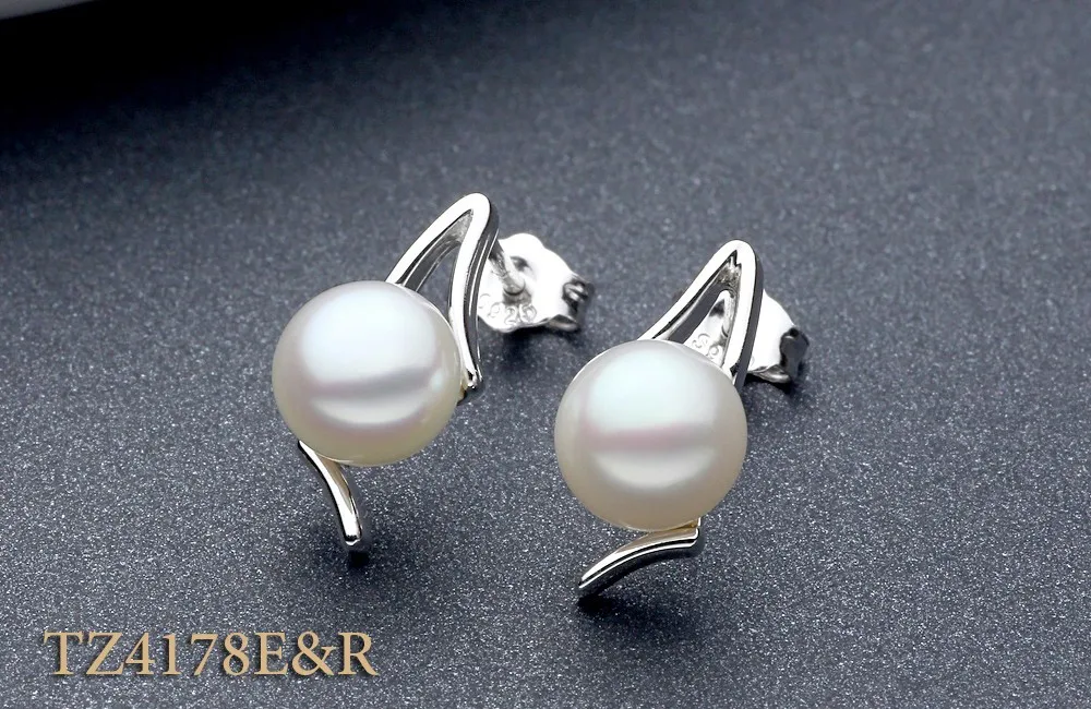Sinya 925 пробы Серебряное жемчужное свадебное кольцо для женщин девочек Lover жемчуг диаметр 8 мм модные дизайнерские ювелирные изделия обручальное кольцо