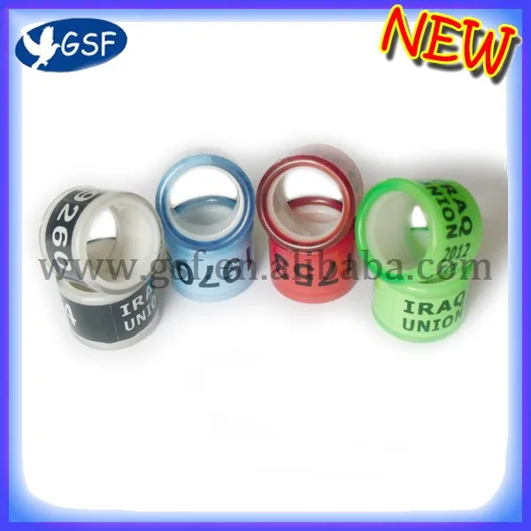 Высокое качество Пластиковые голубь птица ножка кольцо тег с индивидуальным