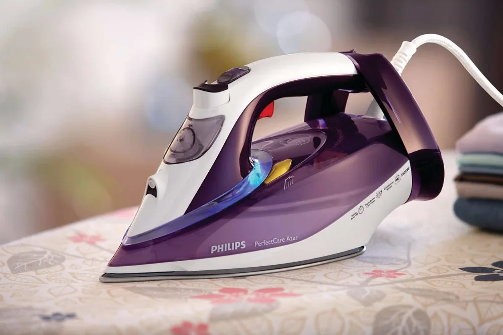 Philips PerfectCare Azur Паровой утюг с технологией OptimalTemp и подошвой T-ionicGlide Пар 50 г/мин