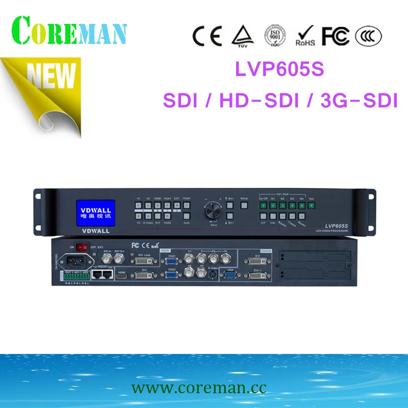 Видеопроцессор lvp 605s p1.9 светодиодный шкаф epistar p16 наружный дисплей высокого