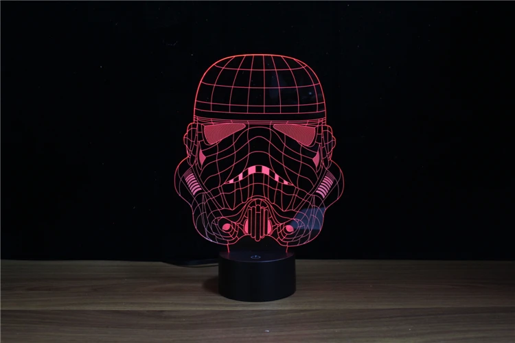 Рождественские украшения для домашнего кино Сувенир 3D светодиодный ночник