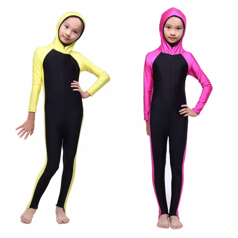 Новинка! Новые мусульманские арабские детские скромные купальники для девочек