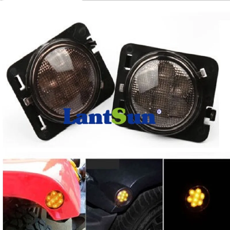 Пара J025 легкого установить 12V ABS 4w переднее крыло боковой сигнал поворота