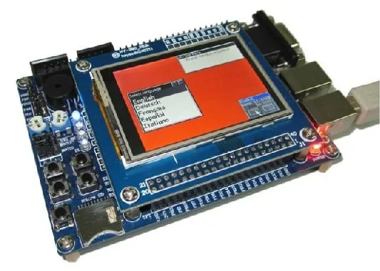HY-STM32 макетная плата MINI(512K FLASH 64K SRAM)+ 2,4 дюймовый TFT модуль