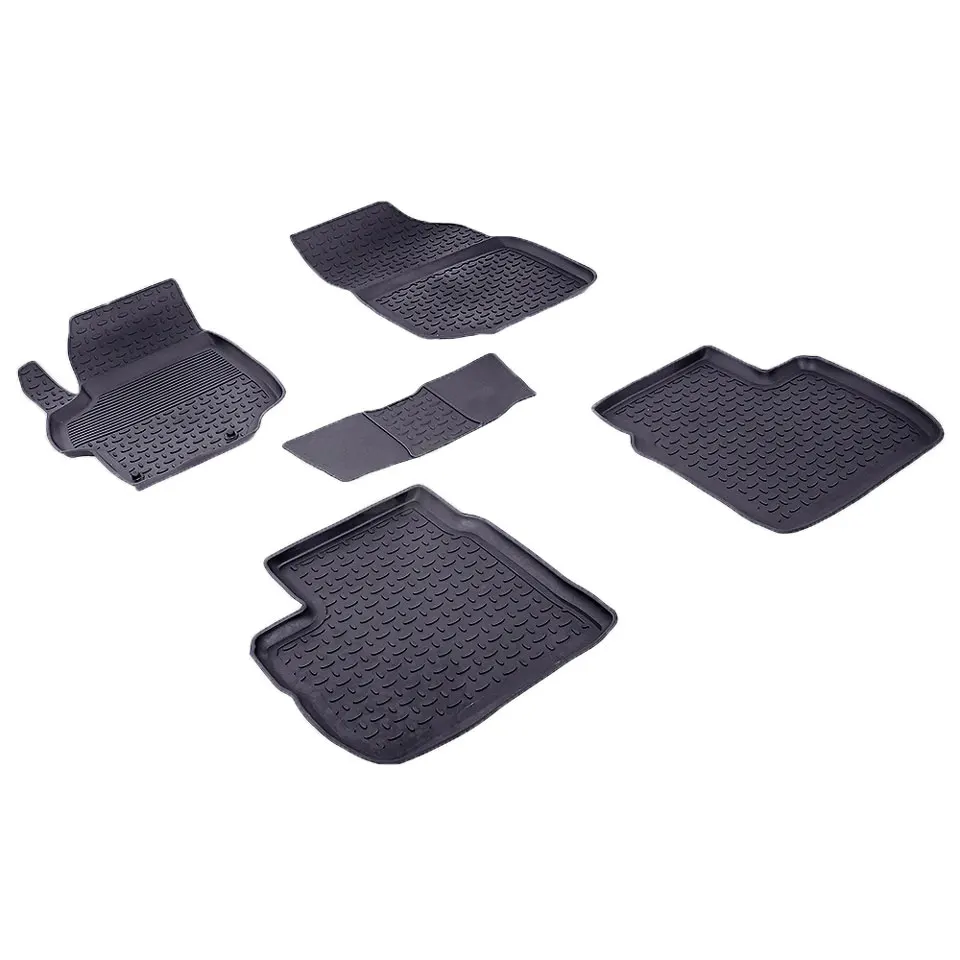 Резиновые коврики для Peugeot 301 (2013 ) с высокими бортиками (Seintex 84923)|rubber floor mat|floor matpeugeot