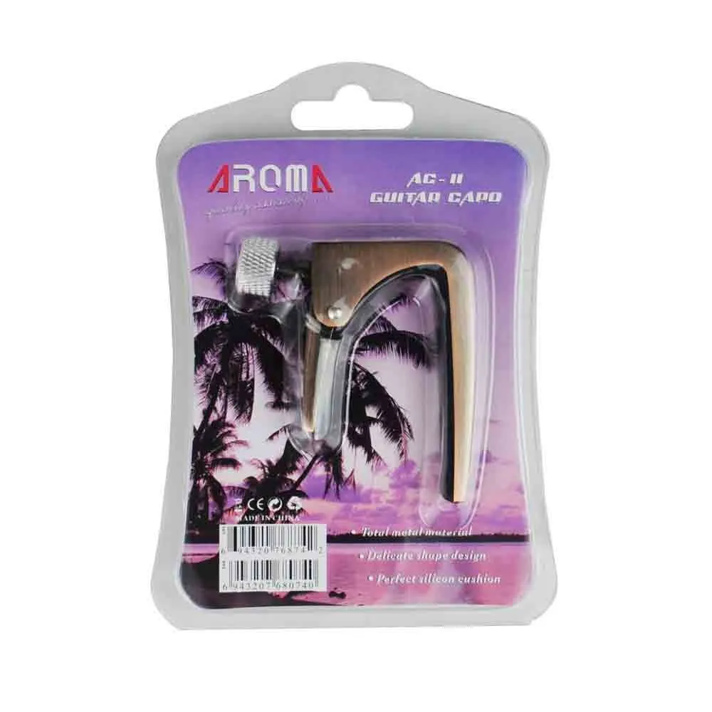 Аромат AC 11 каподастр для акустической гитары гитара capotraste гитарный Капо Зажим