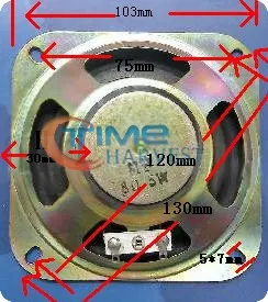 10 шт. квадратном каблуке 4 дюйма 8ohm 5W Динамик с Динамик чистый громкий Динамик& Динамик гриль аркадная игра машина аксессуары детали для шкафа