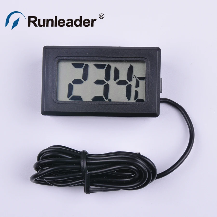 Цифровой измеритель температуры Runleader TM102 со светодиодный ным дисплеем термометр