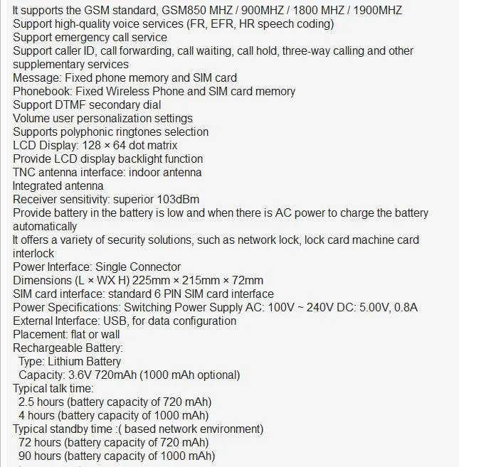 GSM 3g WCDMA беспроводной телефон стационарный телефон с sim-картой SMS подсветка светодиодный экран радиотелефоны беспроводной телефон для дома