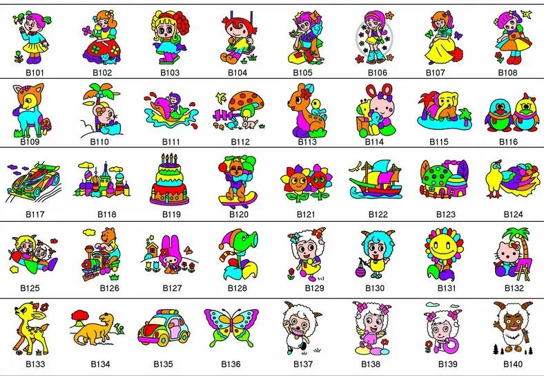 15x21 см желтый наклейки для песочного искусства