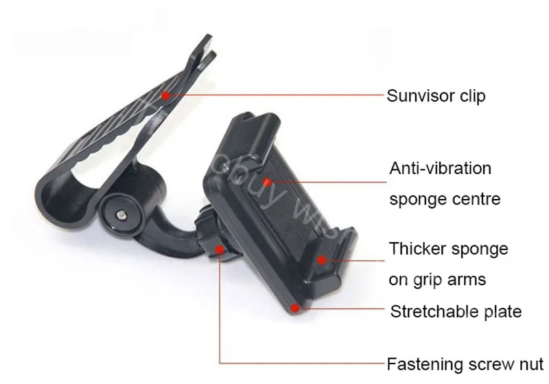 Автомобильный козырек от солнца теневая крыша мобильный телефон держатель
