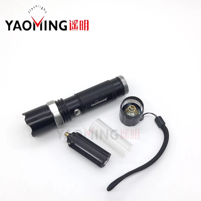 Полицейский светодиодный фонарик CREE Q5 масштабируемый водонепроницаемый