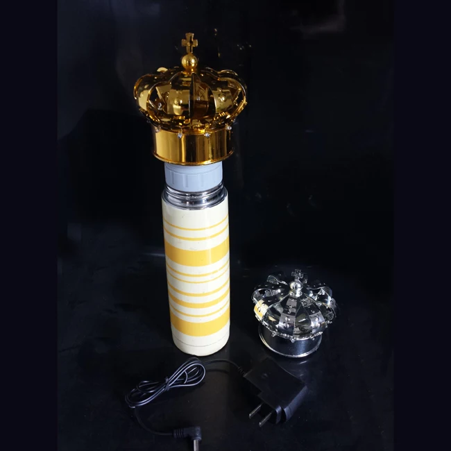 D100mm* H105mm бутылка шампанского для ночного клуба светодиодный светильник бутылка с короной колпачки золотой цвет бар мебель образец промотирования 4 шт./лот