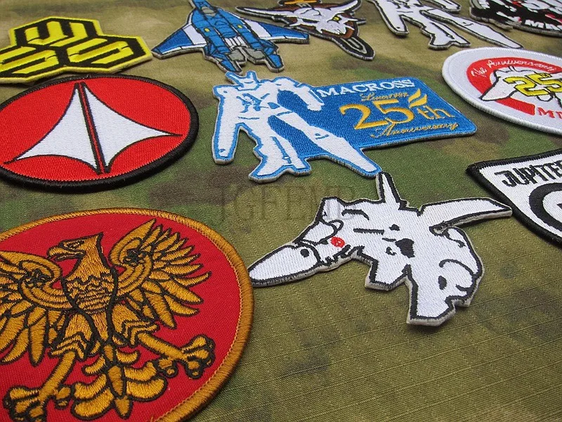 Robotech Macross U. N. SPACY Defense force вышитый патч B2532
