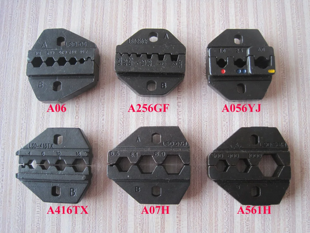 Сменный Набор обжимных форм для AM 10 пневматические обжимные инструменты и EM 6B1/2