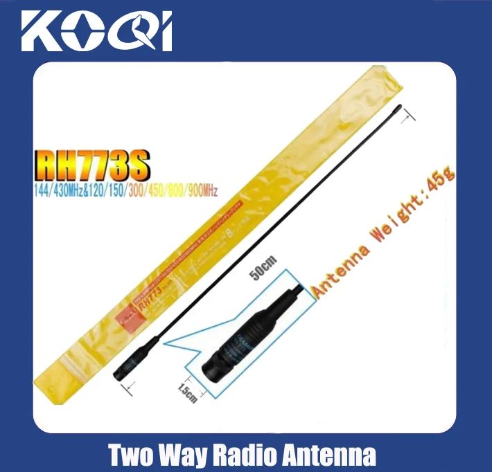 Двухсторонняя радиоантенна RH-773 SMA-женская для TK3107 TK2207 TK3207 UV-5R Двухдиапазонная + бесплатная доставка от AliExpress WW