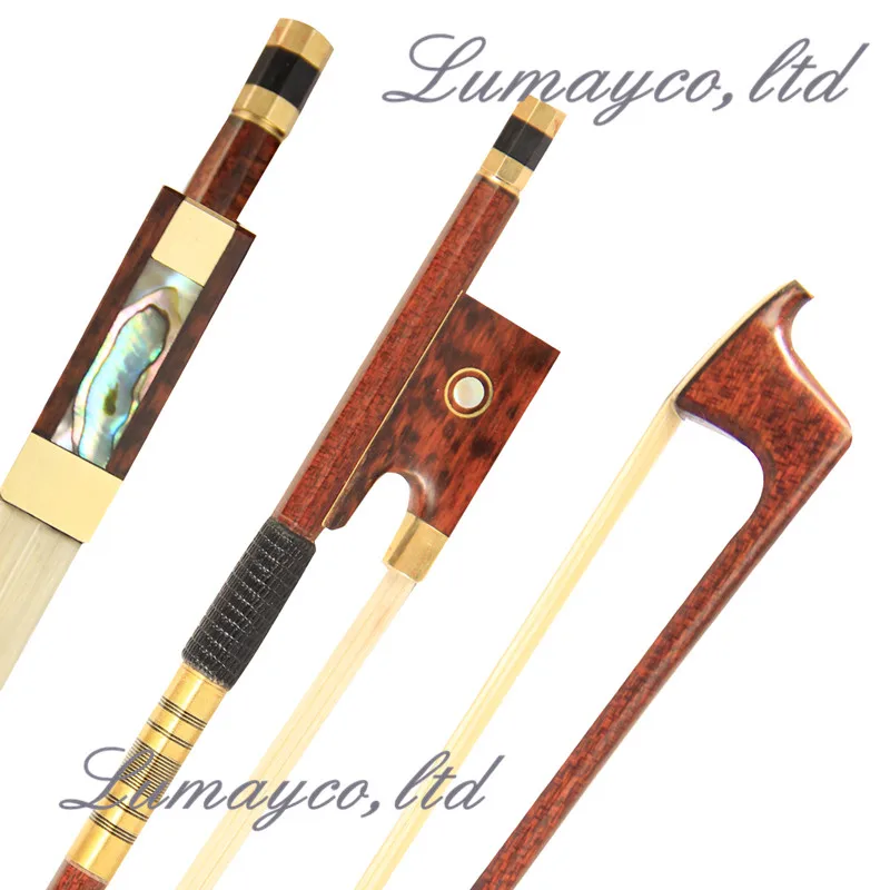 1 шт. карбоновое волокно скрипки Лук 4/4 хороший баланс Snakewood Лягушка натуральный