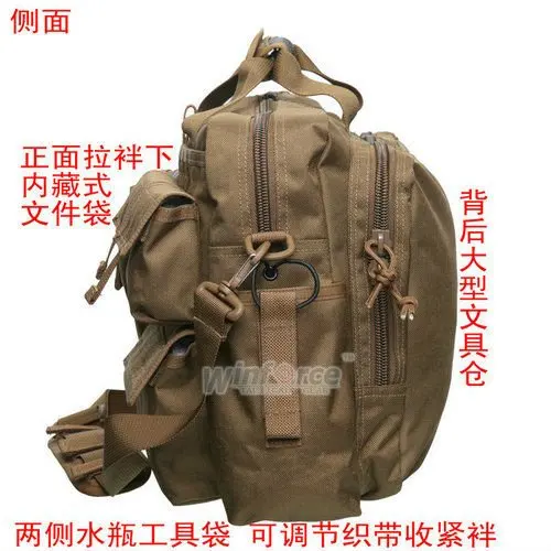 Ремень для тактического снаряжения WINFORCE/WC-03 основной мешок/ CORDURA/гарантированное качество Военная и уличная сумка для переноски