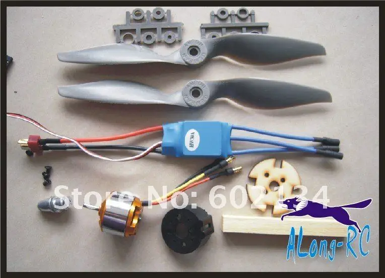 Бесплатная доставка комплект питания XXD2212 KV2200 + 30A ESC 6040 PROPELER/для модели KT airplane/rc/war