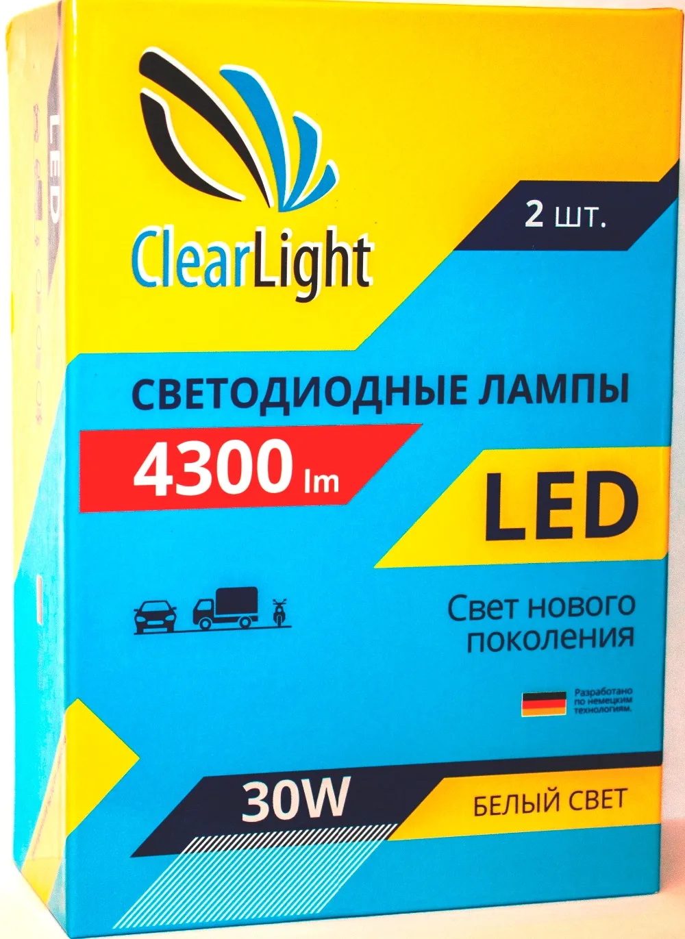 Лампа LED Clearlight H11 2800lm 4300lm( 2 шт) | Автомобили и мотоциклы