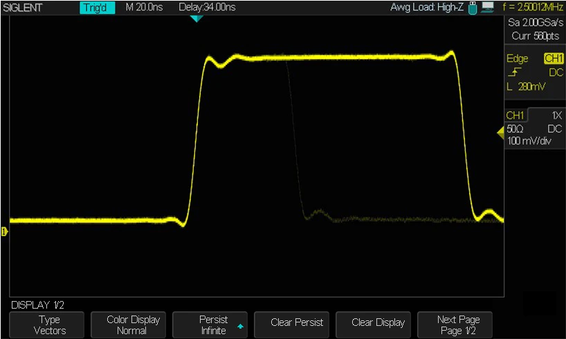 Бренд Siglent SPO SDS2000 серия SDS2104 100MHz 4 канала 480* 800LCD 2GSa/s частота дискретизации 28M длинная память
