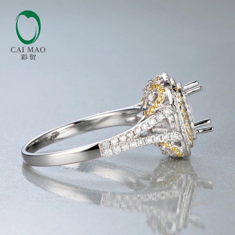 Женское кольцо из белого золота с изумрудом 18 к 0 85 карат|gold greek key jewelry|gold