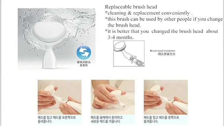 Горячая распродажа электрический мыть лицо татуировки-лицевой пор пылесоса