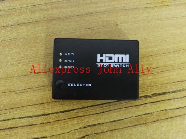 Абсолютно Новый HDMI True Matrix 3 порта Switch Switcher Splitter Hub Box для PS3 Xbox 360 HDTV DVD с ИК
