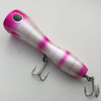Lurekiller бренд океан popping Gt popper GT25 150 г 19 см деревянная приманка игра приманка для морской рыбалки приманка - Цвет: Светло-серый