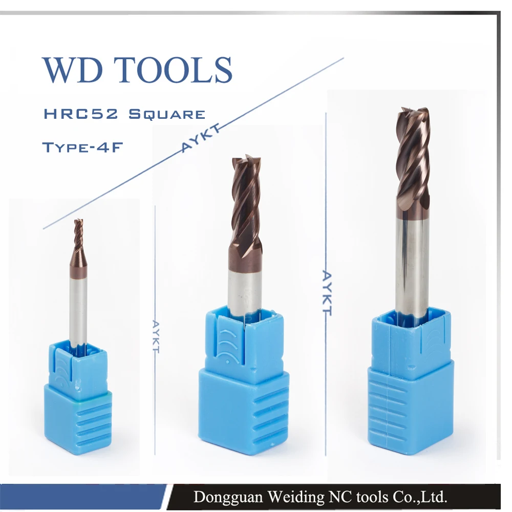Профессиональные фрезы с канавками высокой точности 1.0X50LX4D 2 шт.|milling cutter|cutter