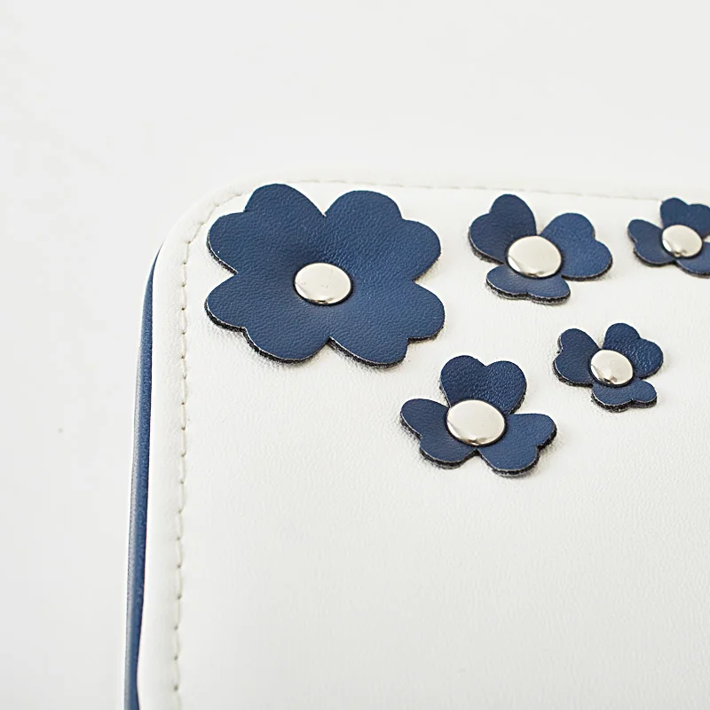 Шкатулка для ювелирных изделий органайзер 4 листа клевер с зеркалом кожаный