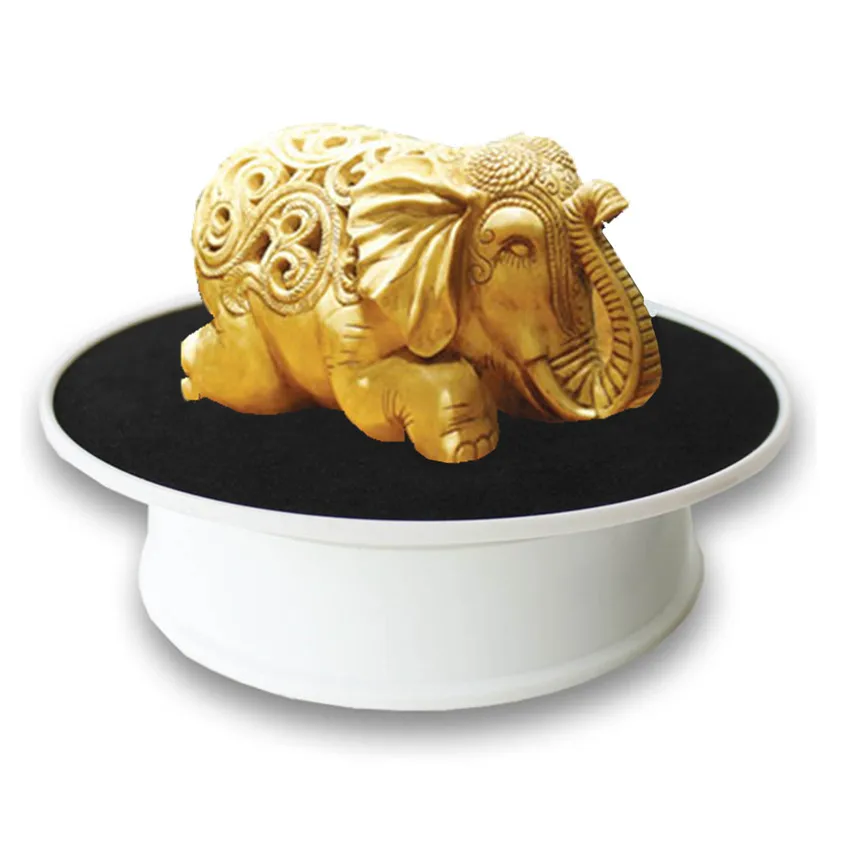 20 см моторизованный Вращающийся дисплей Стенд поворотный стол с черным фетровым