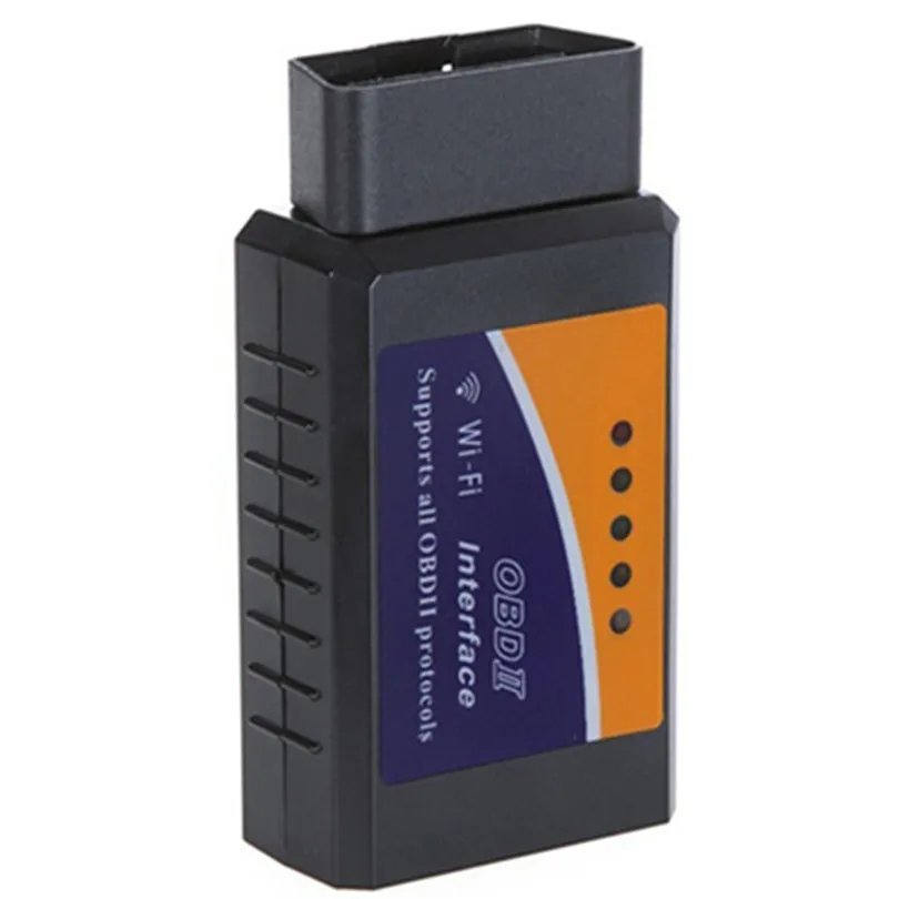 Цена по прейскуранту завода 50 шт./лот Wifi ELM327 v1.5 поддерживает все OBD2 OBDII протоколы