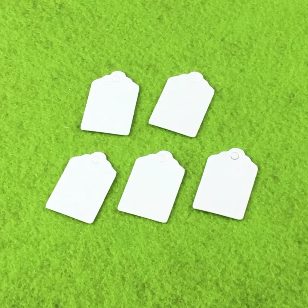 400 шт./лот 3*2 см Маленькая кружевная головка гребешка карта пустая багажная бирка