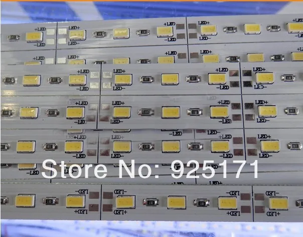 10 шт.* 1 м 5730 Бар 18 Вт 12 В 55 люмен/LED Жесткий Газа Бар свет 72leds+ UV алюминиевый сплав+ CPAM крышка
