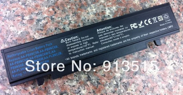 5200 мАч для SAMSUNG NP-R519 R470 R428 Q320 R478 батарея R530 R522 R519 AA-PB9NC6B R520