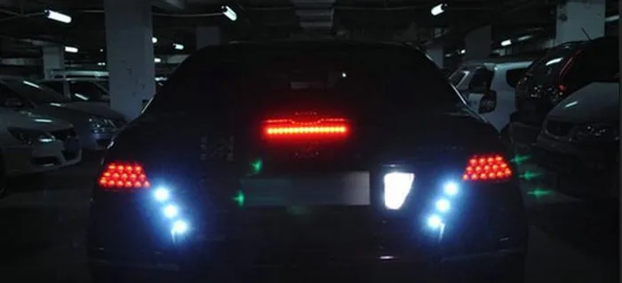 Красный/синий/зеленый/желтый/белый на болтах Автомобильный светодиодный светильник дневного света орлиный глаз Реверсивный стояночный сигнальный Точечный светильник 3 Вт внедорожный мотор