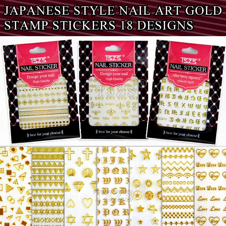 18 листов/партия японский стиль 3d стикер для нейл арта корпус сердца
