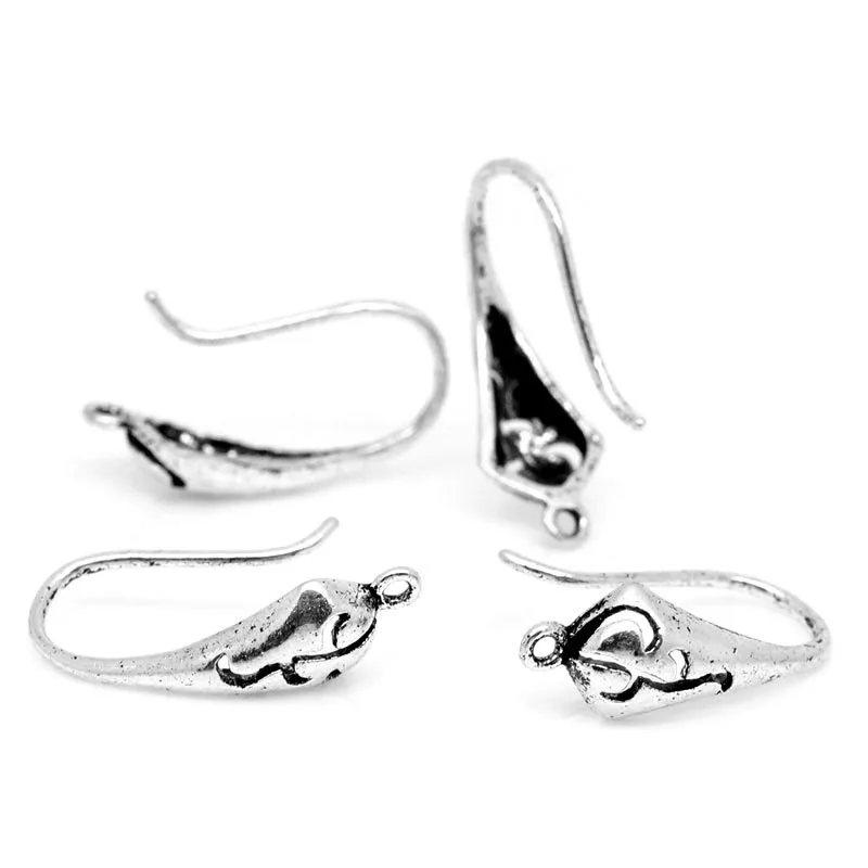 LASPERAL 10 шт. медные Крючки для сережек Античная Бронза Полые Серьги Поиск женщин DIY