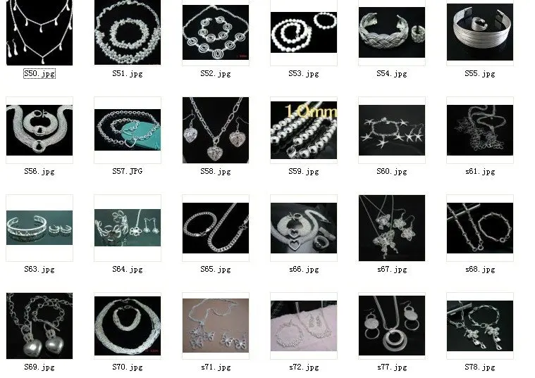 S017 925 venta caliente de la joyeria, de moda establecida doble O/aikaizra aucajlja