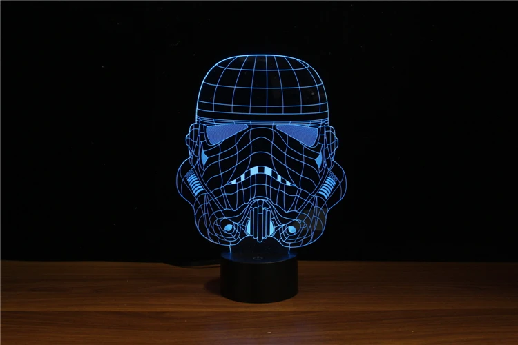 Рождественские украшения для домашнего кино Сувенир 3D светодиодный ночник