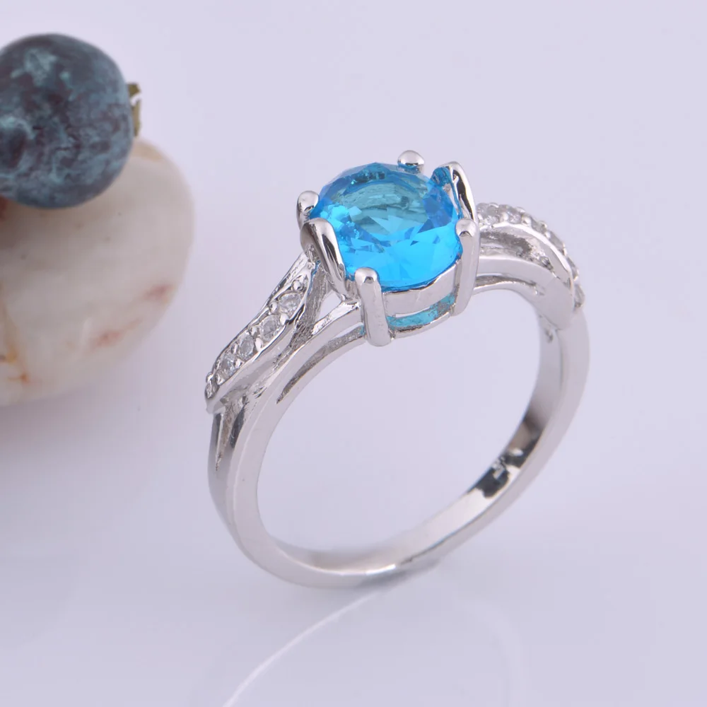 Uloveido женское кольцо с камнем Винтажное фантастическим кубическим цирконием