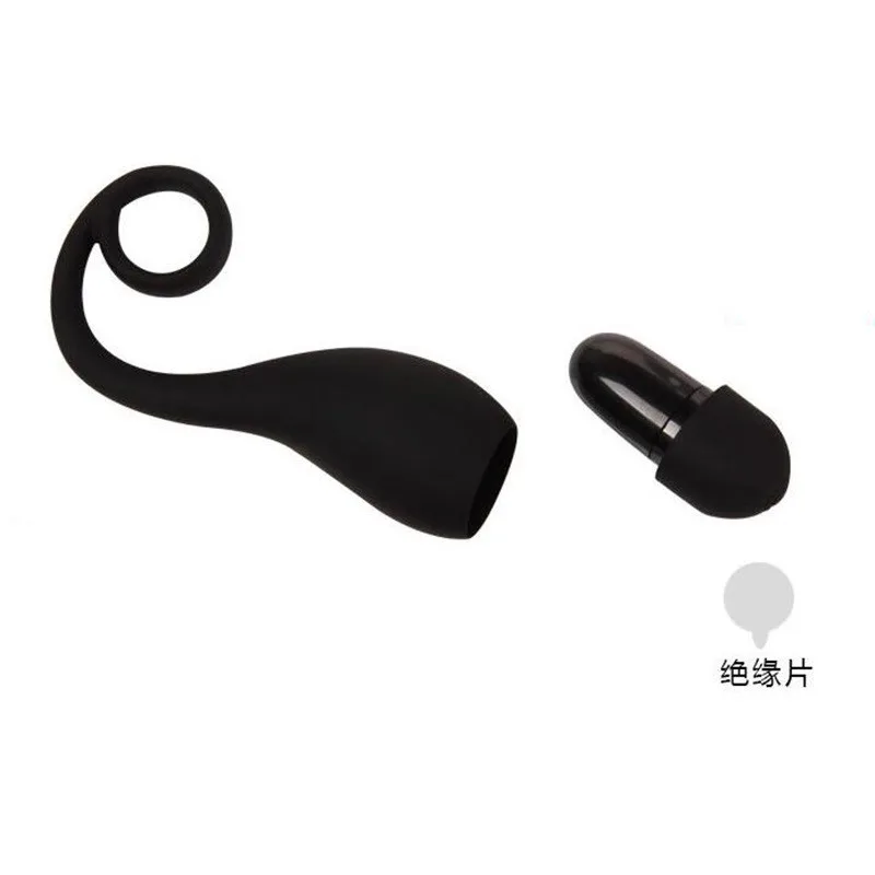 Силиконовый водонепроницаемый анальный вибратор для точки G простаты пуля секс