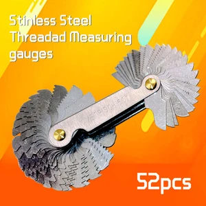 Бесплатная доставка, Резьбовая заглушка Gage, метрический винт из нержавеющей стали, шаг 60 и 55 градусов, измерительный датчик